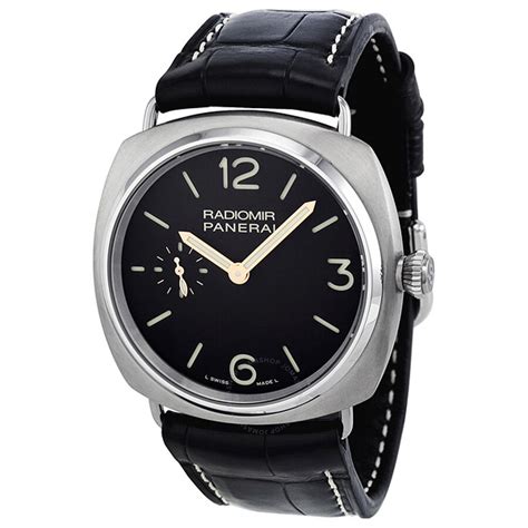 panerai radiomir titanium mens watch|Panerai radiomir bezel.